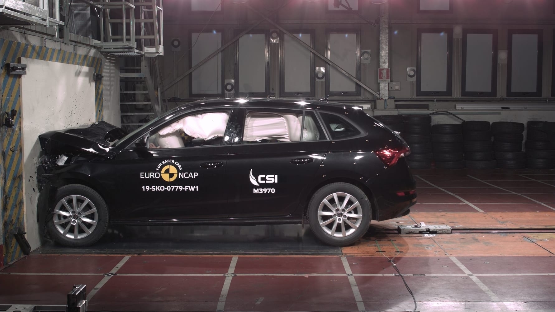 Skoda Scala Frontal full width test June 2019