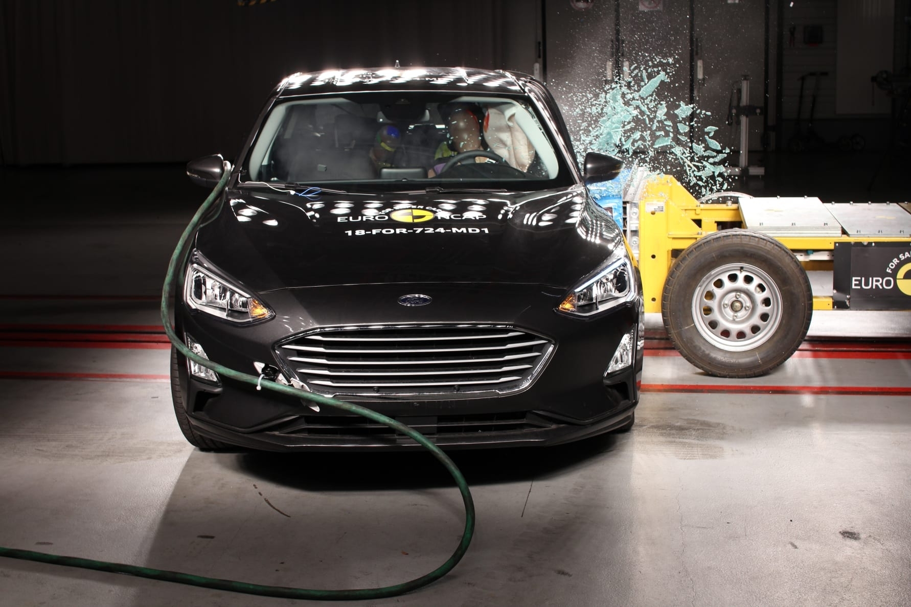 Ford Focus side impact test Euro NCAP 2019