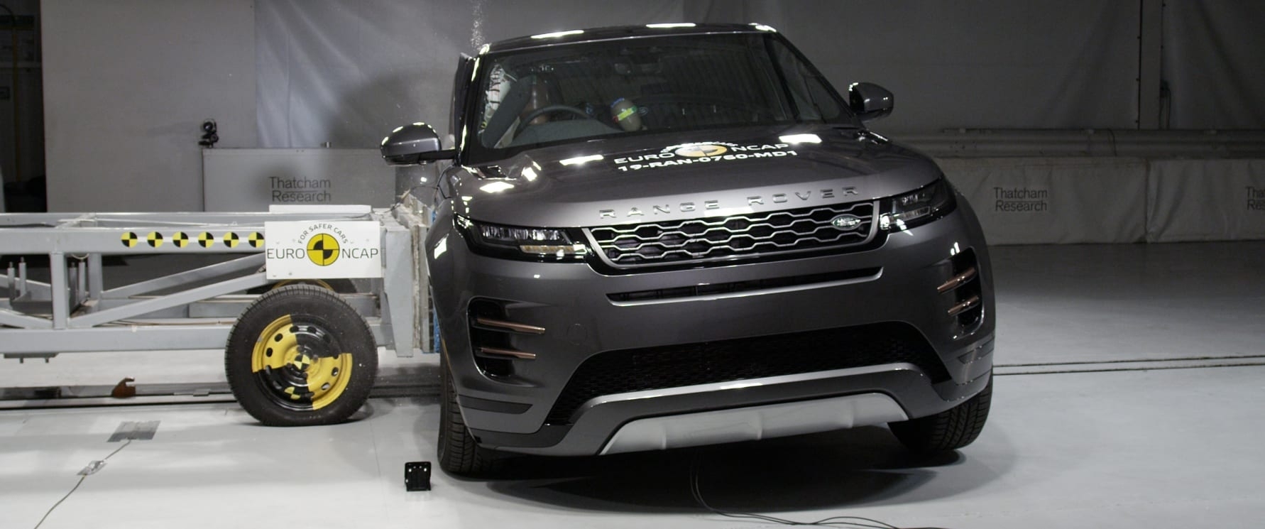 Range Rover Evoque Side Crash Test April 2019
