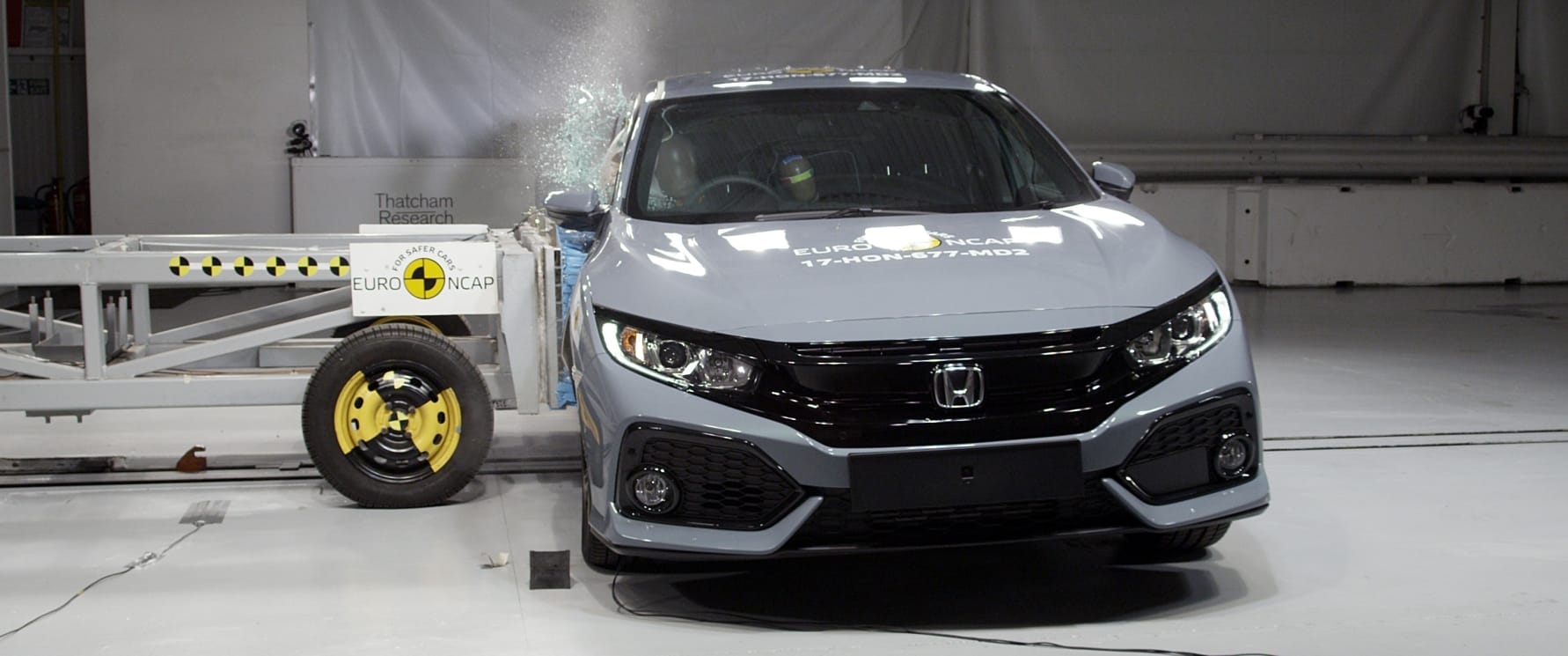 Honda Civic - side crash test Nov 2017