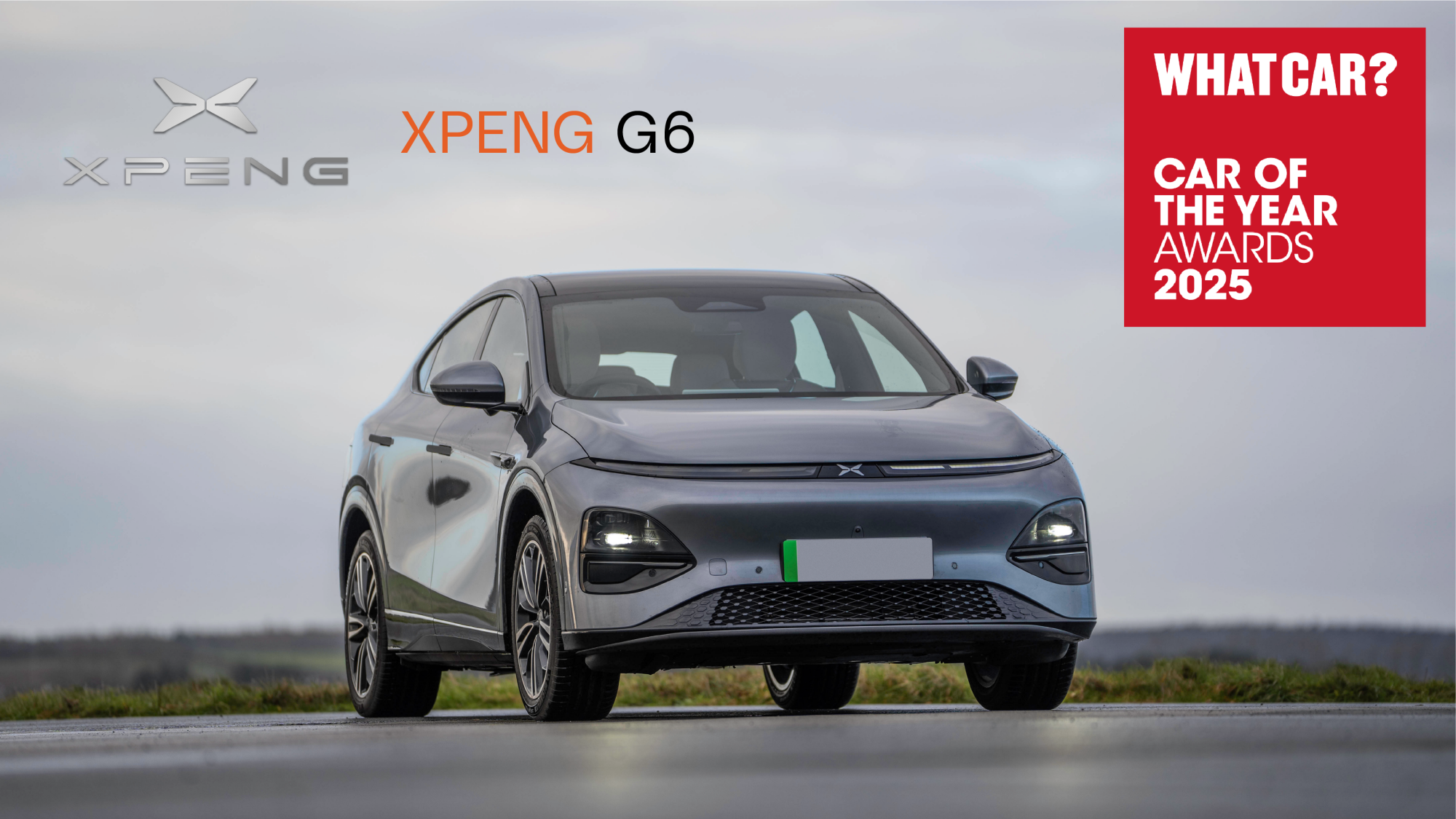 2025 What Car Safety Award  shortlist vehicle - XPENG G6