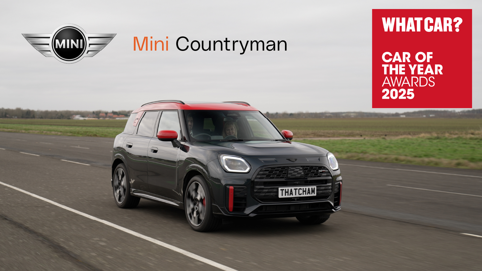 2025 What Car Safety Award  shortlist vehicle - Mini Countryman