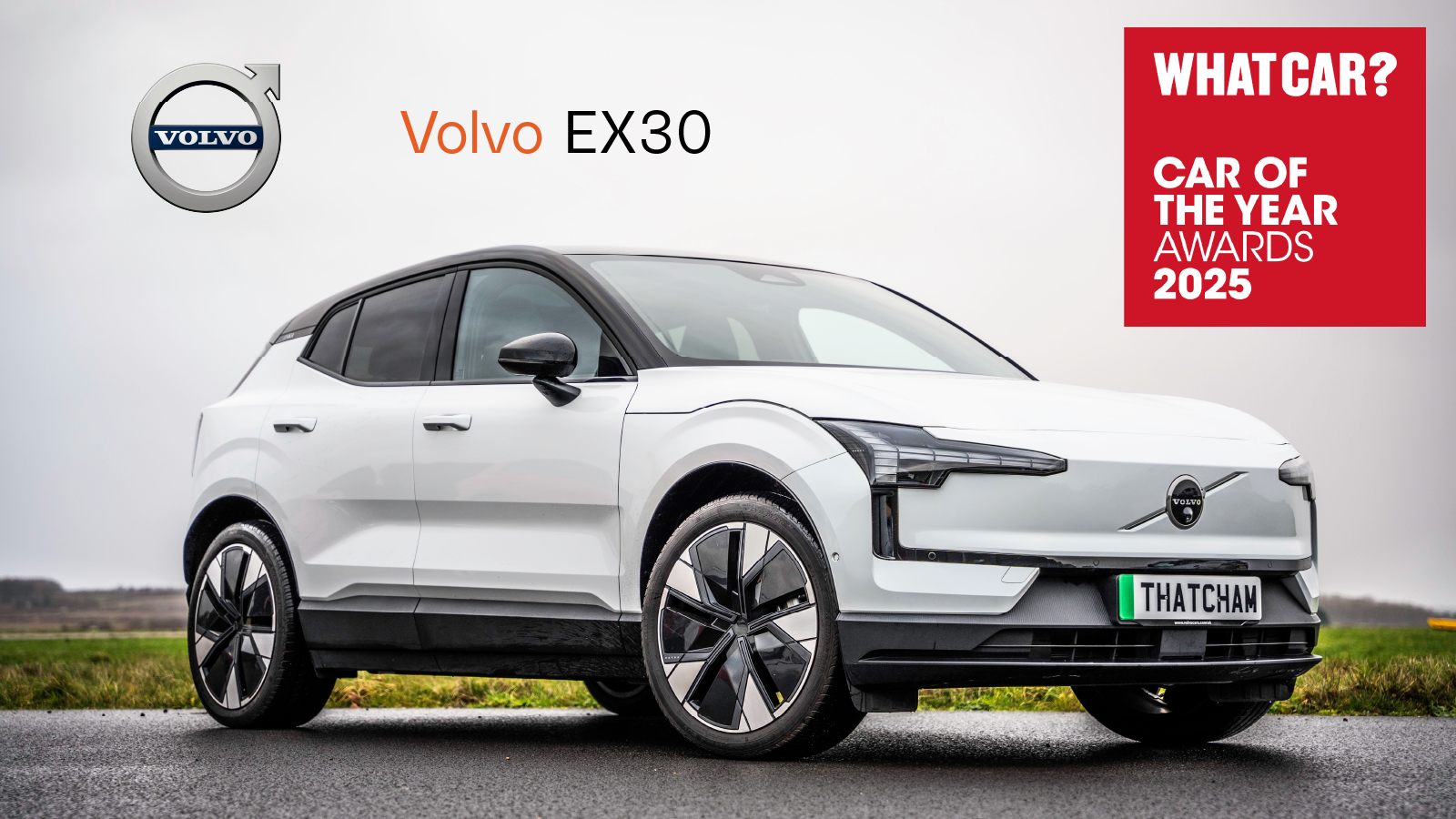 2025 What Car Safety Award  shortlist vehicle - Volvo EX3-