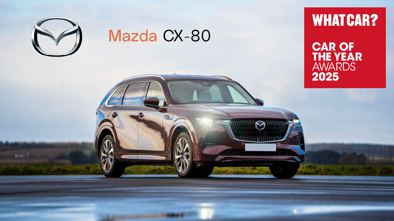 2025 What Car Safety Award  shortlist vehicle - Mazda CX-80